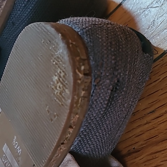 Toms Jutti Dorsay Flats with bow size 6 1/2 - Picture 7 of 7